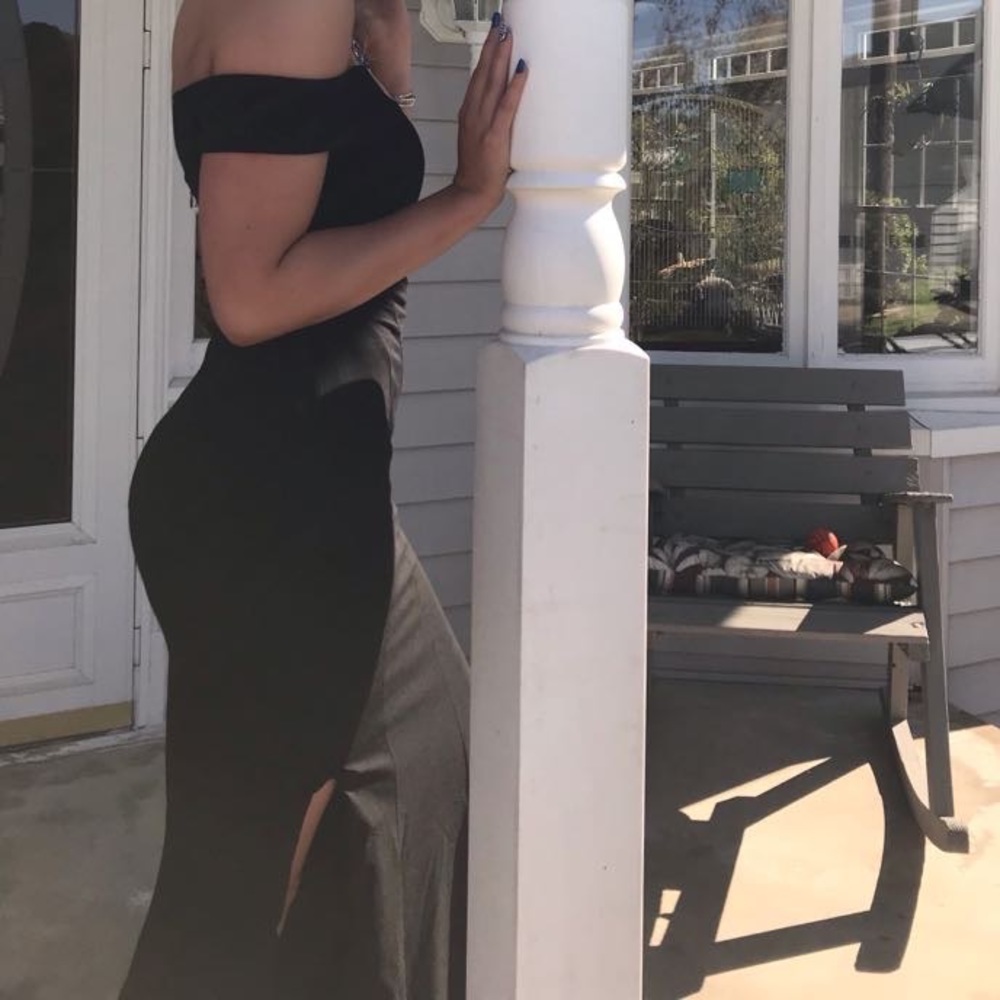 Black size 4 prom dress